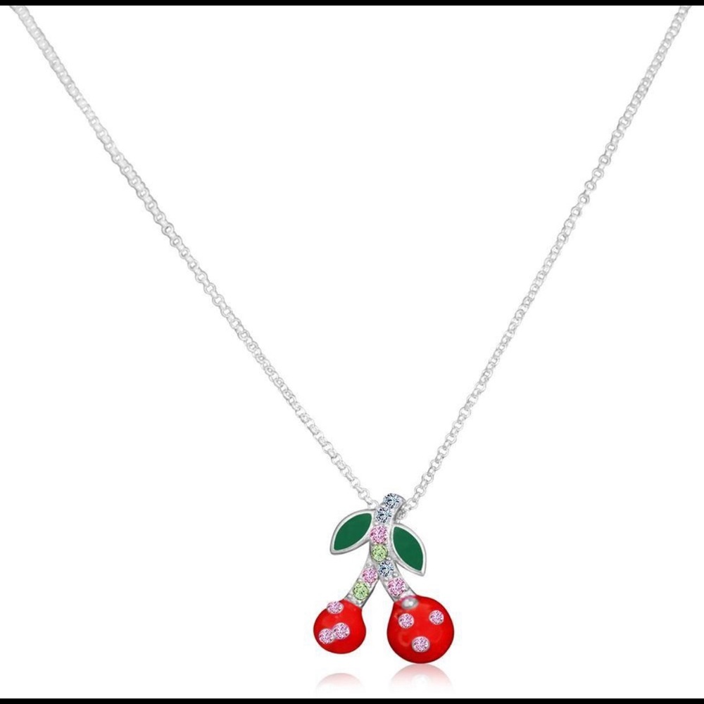 🍒 Crystal Cherries Pendent 🍒